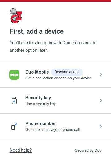 Duo Device Select