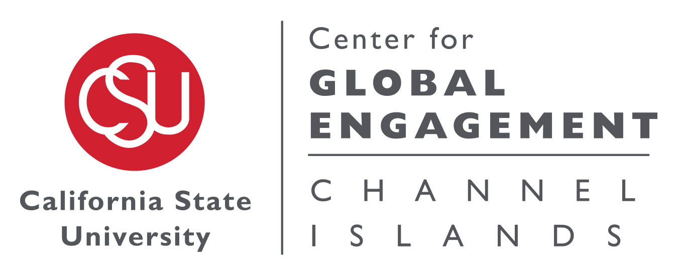 white background with red circle containing C S U with black lettering for Center for Integrative Studies