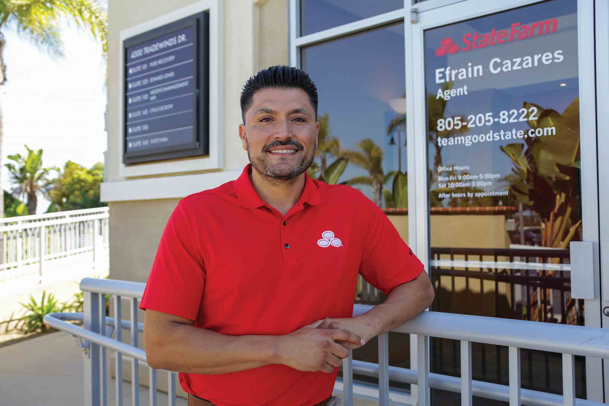 Efrain Cazares takes pride in helping customers in their most stressful time of need. Efrain Cazares takes pride in helping customers in their most stressful time of need.